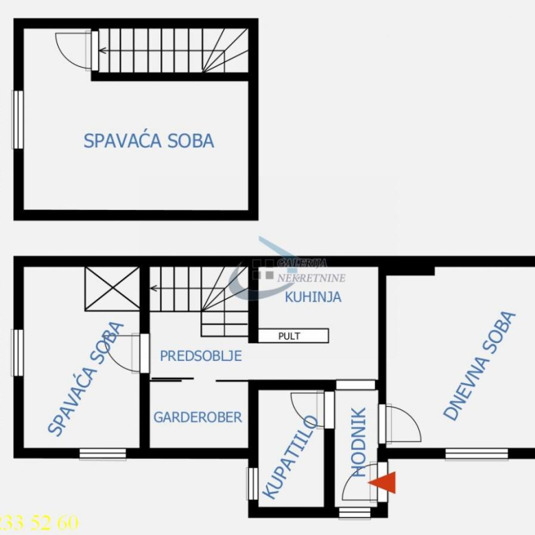 Stan Prodaja Beograd Dorćol 62 m2