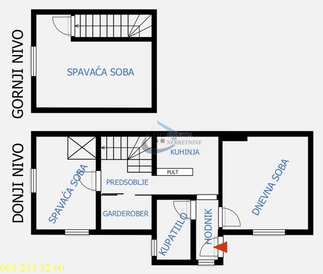 Stan Prodaja Beograd Dorćol 62 m2