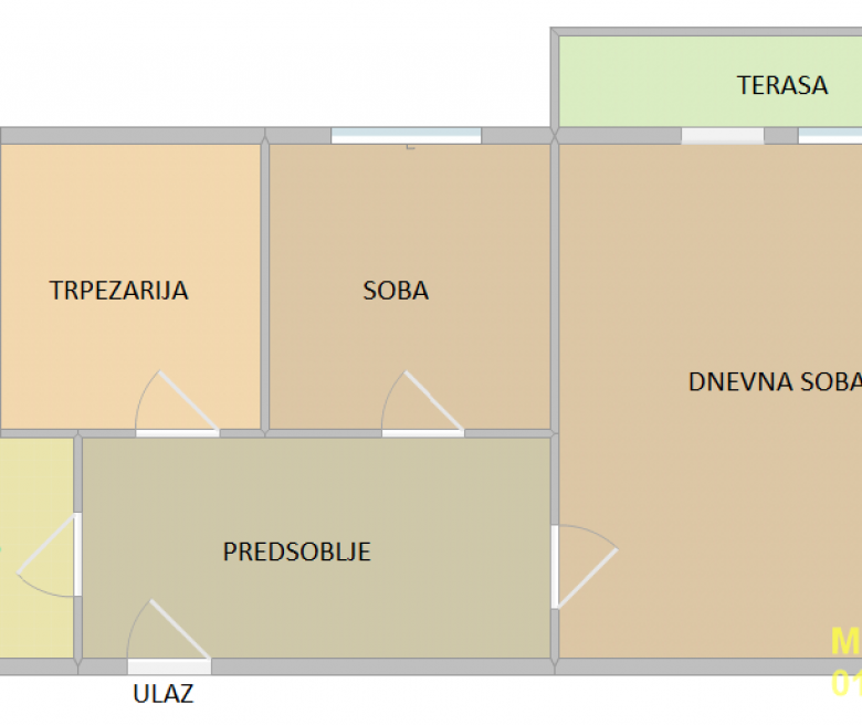 Stan Prodaja Beograd Braće Jerković 55 m2