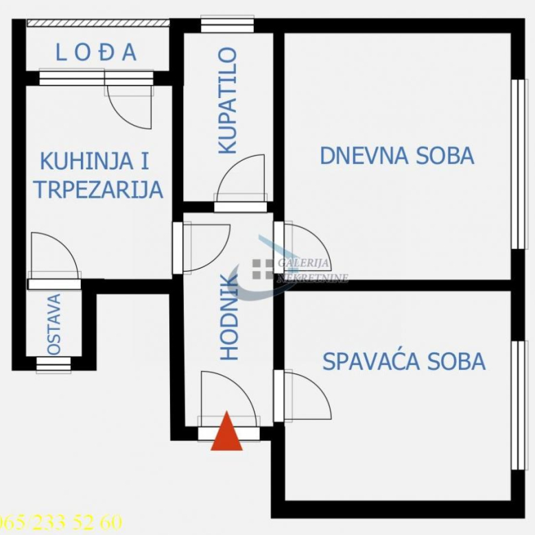 Stan Prodaja Beograd Krunski Venac 60 m2