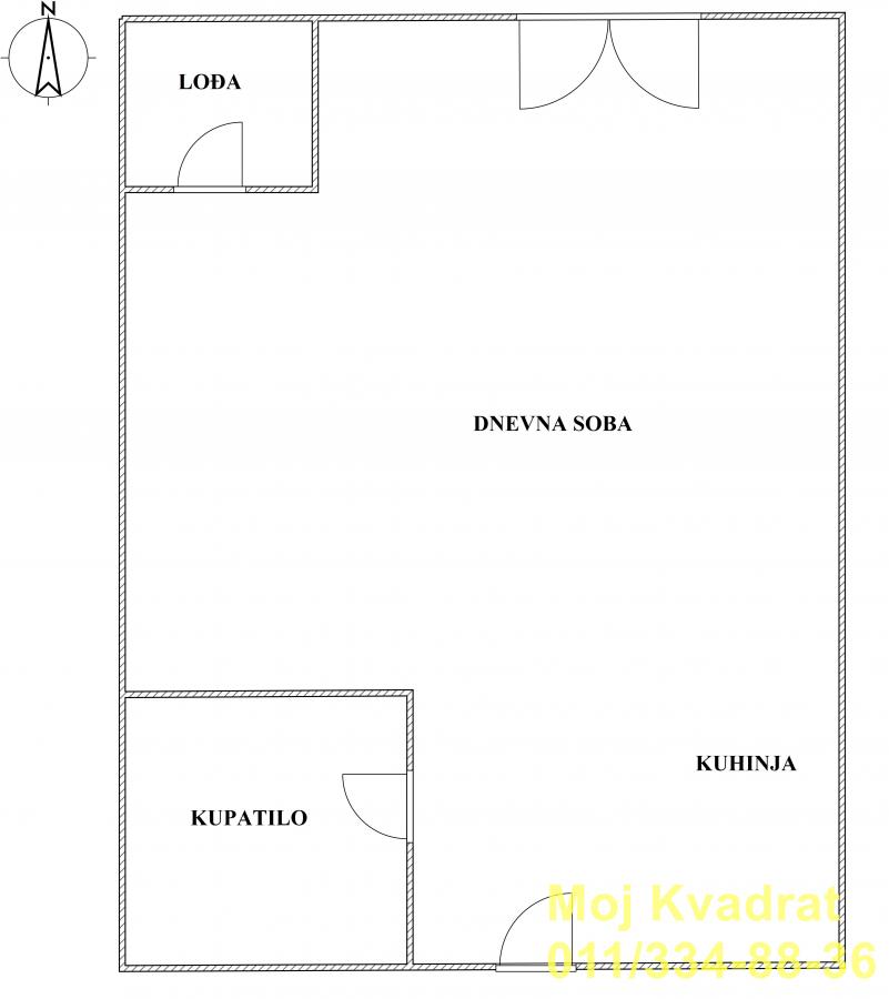 Stan Prodaja Beograd Blok 45 33 m2