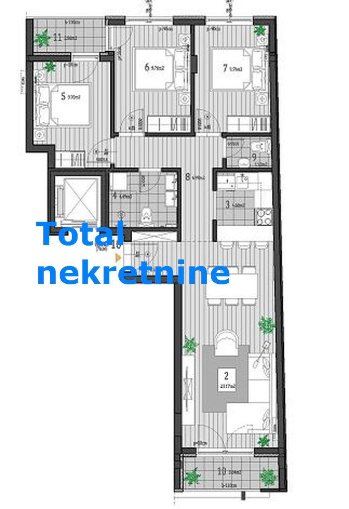 Stan Prodaja Novi Sad  78 m2
