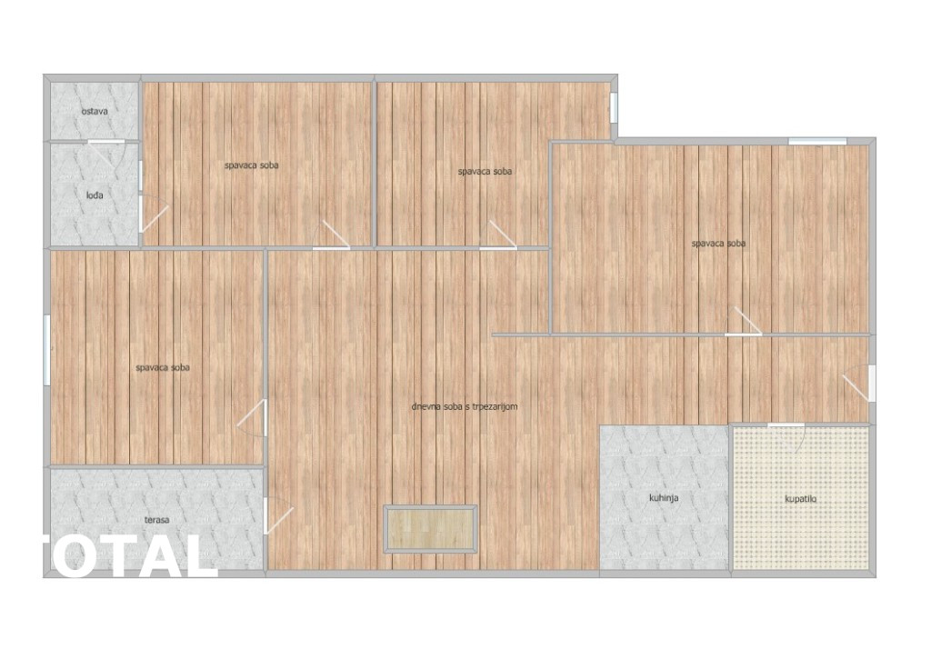 Stan Prodaja Novi Sad  80 m2