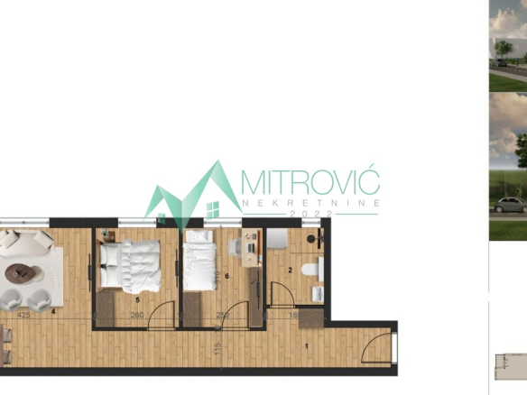 Stan Prodaja Novi Sad  56 m2