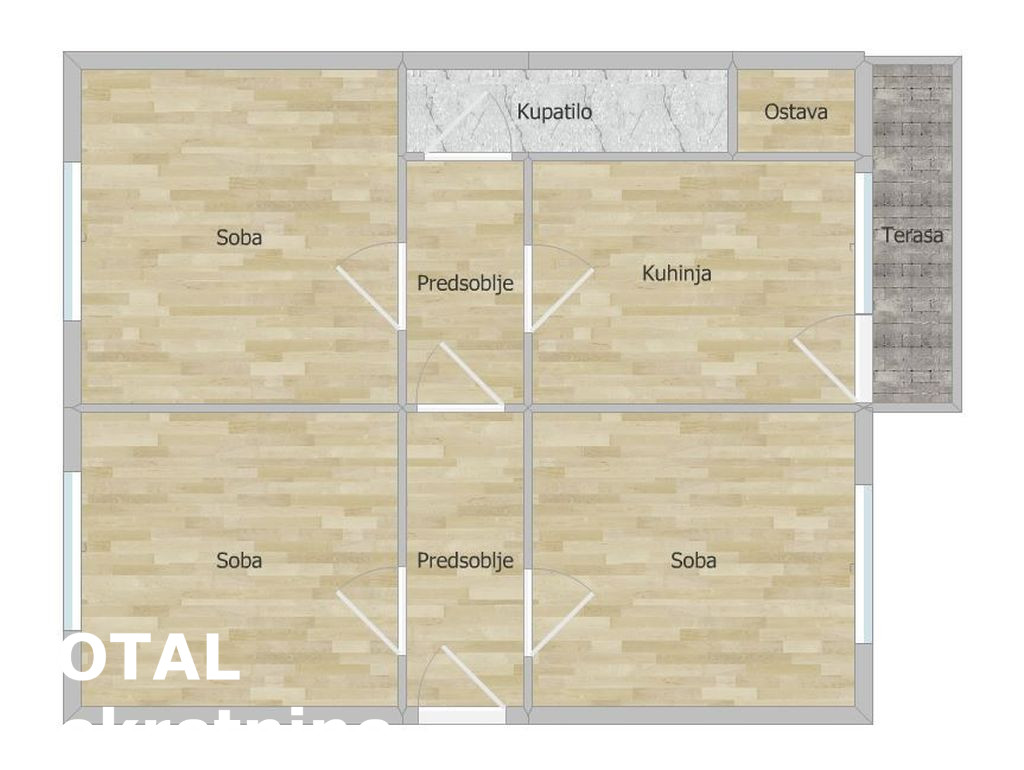 Stan Prodaja Novi Sad  82 m2