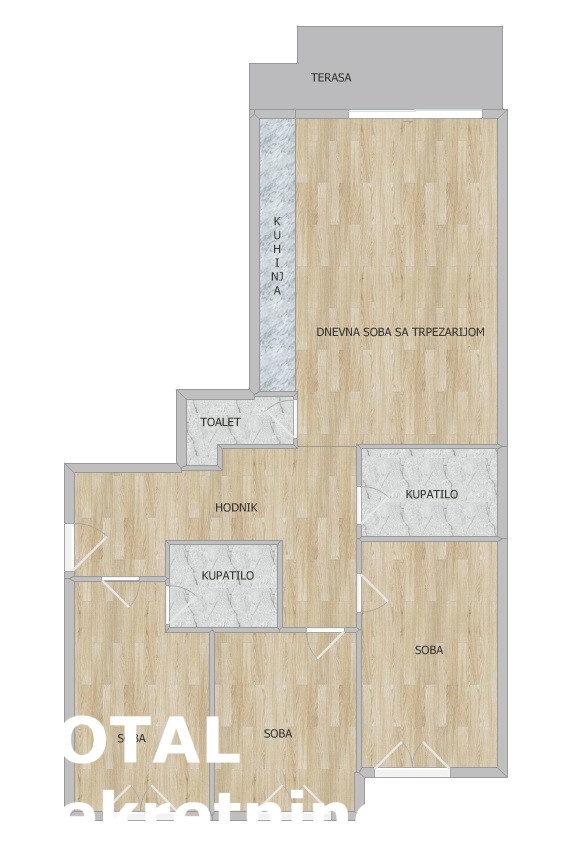 Stan Prodaja Novi Sad  107 m2