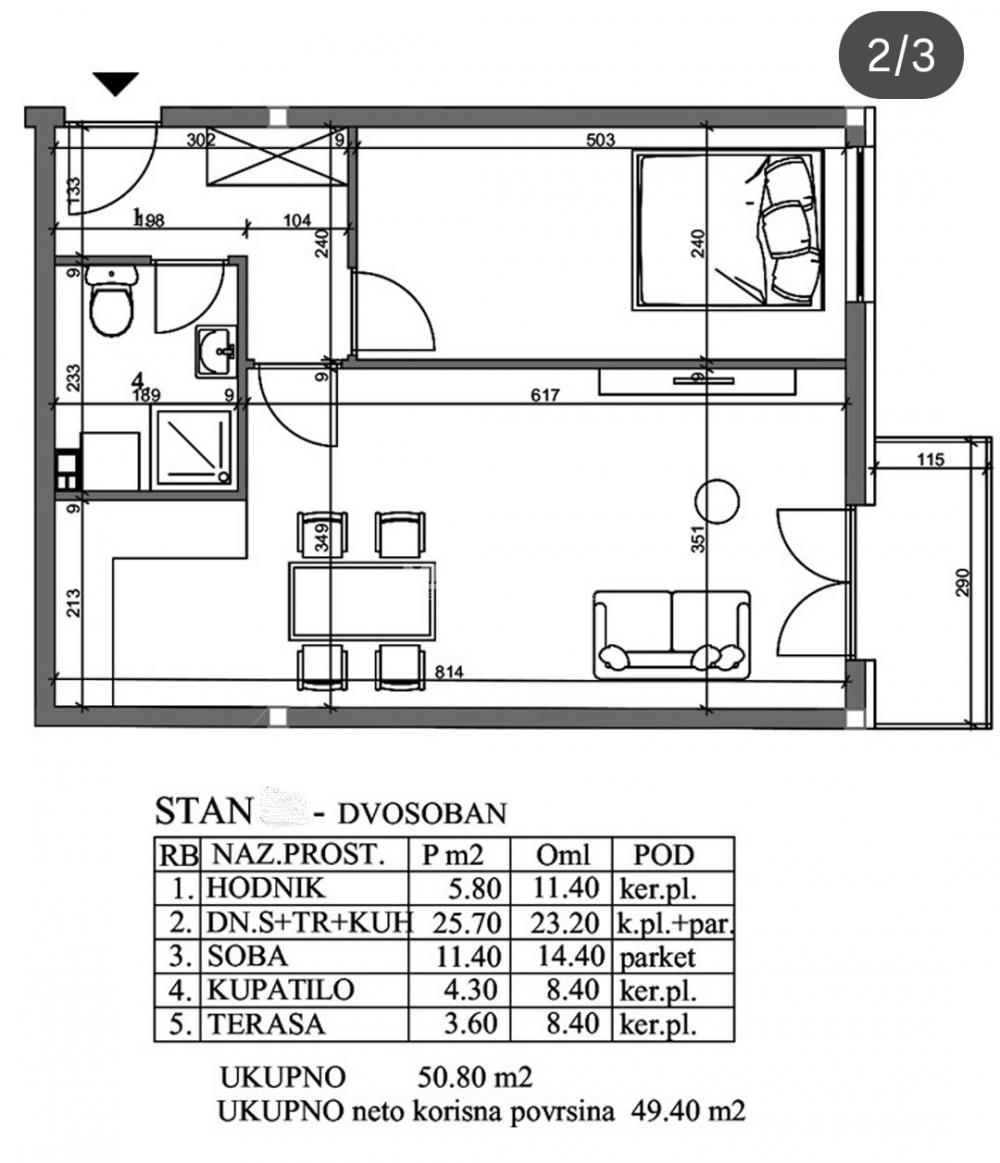 Stan Prodaja Pančevo Stan Prodaja Pančevo 51 m2