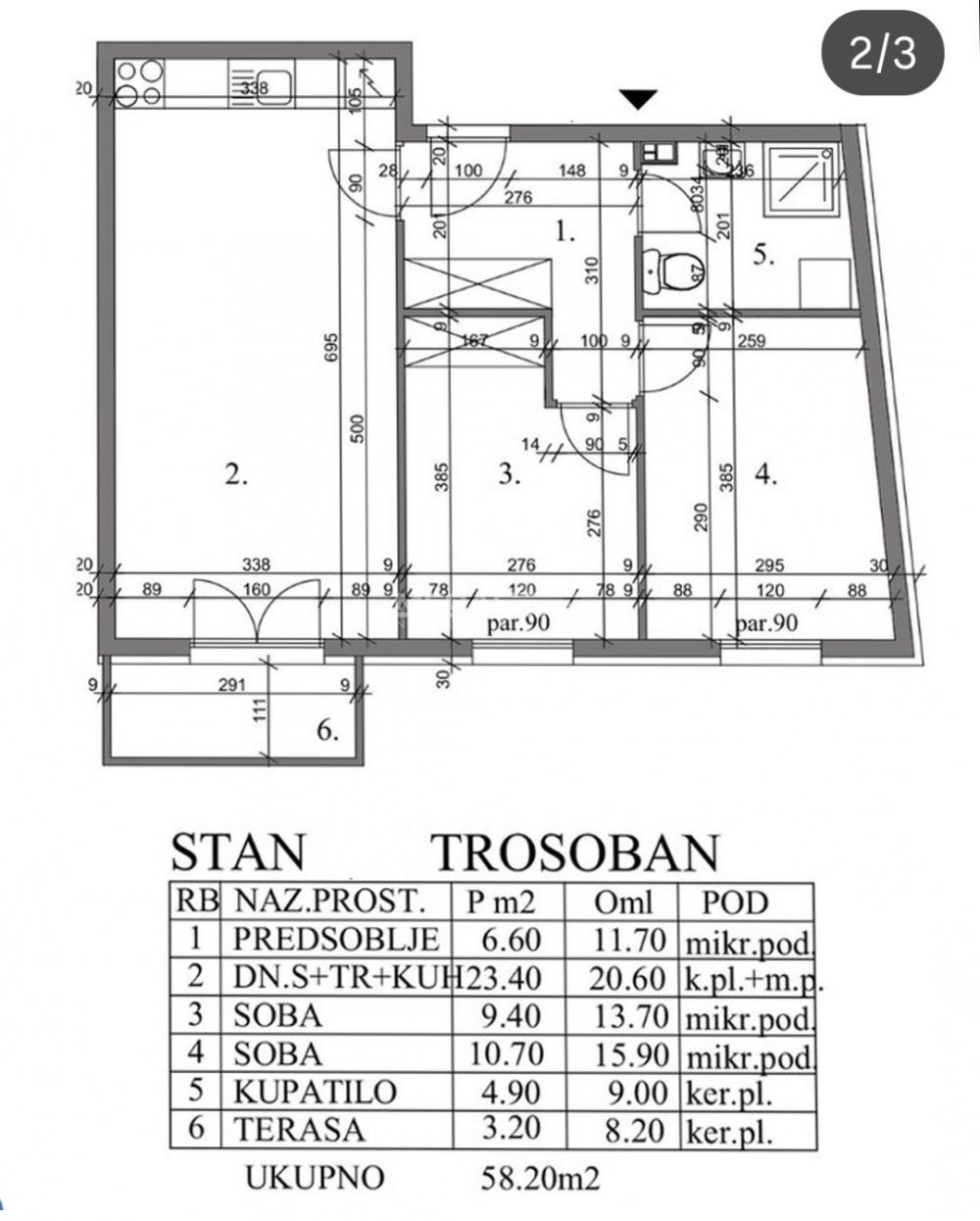 Stan Prodaja Pančevo Stan Prodaja Pančevo 56 m2