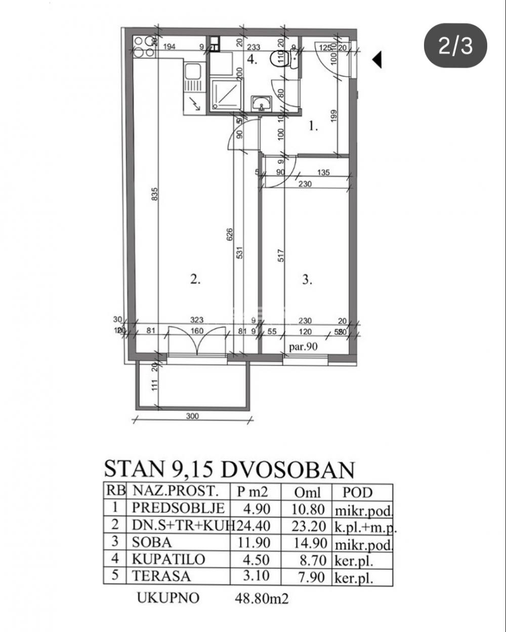 Stan Prodaja Pančevo  47 m2