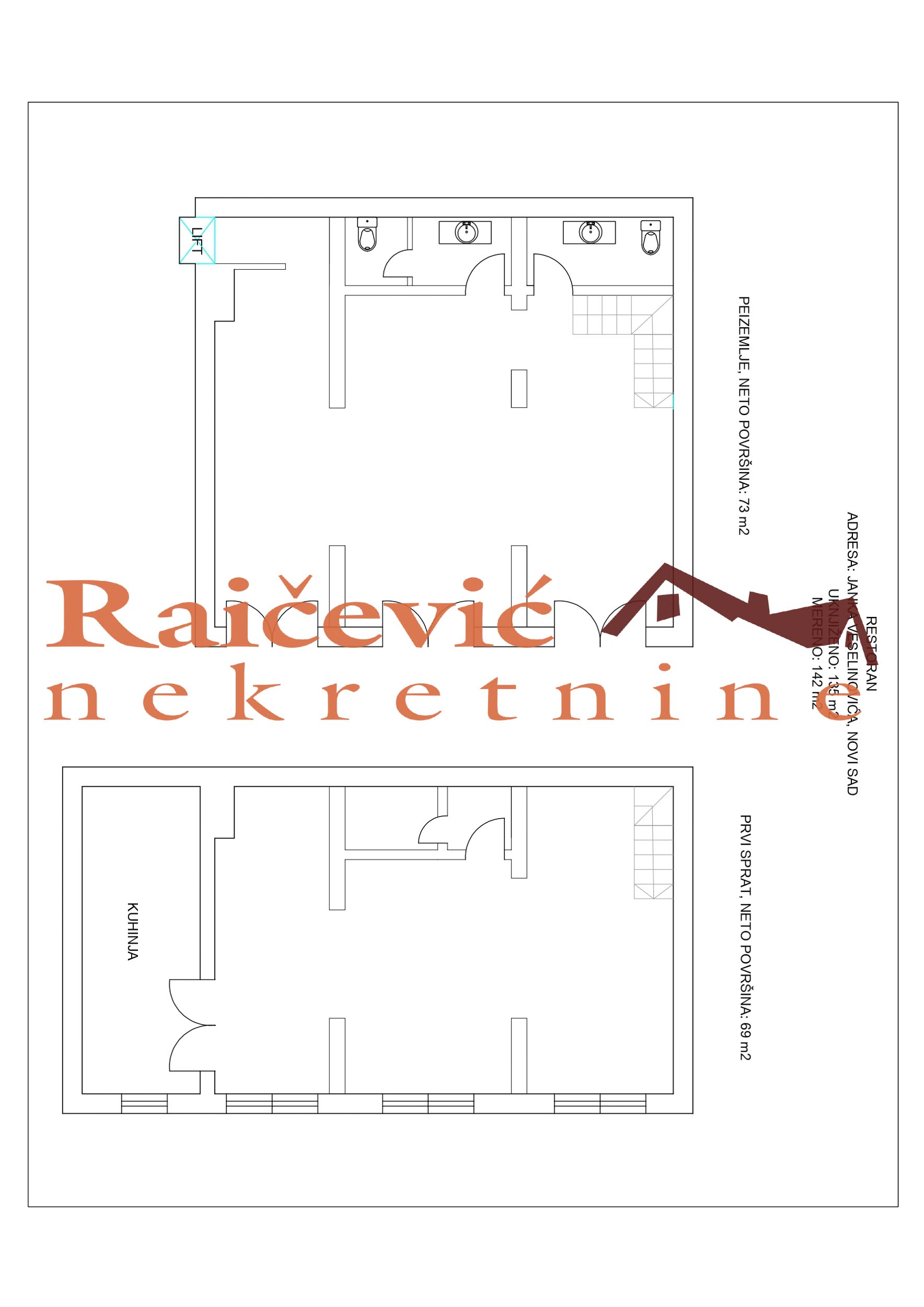 141297 Lokal na prodaju, Detelinara, 142m², 349.000 €