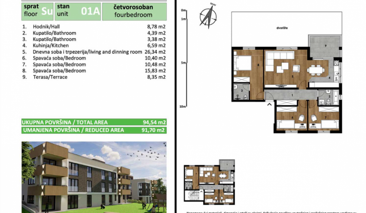 Stan Prodaja Novi Sad Stan Prodaja Novi Sad 95 m2
