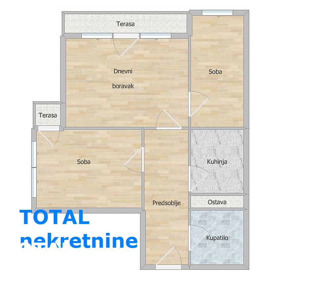 Dvoiposoban stan na prodaju, Liman 3, Novi Sad, 59m², 160.000 €