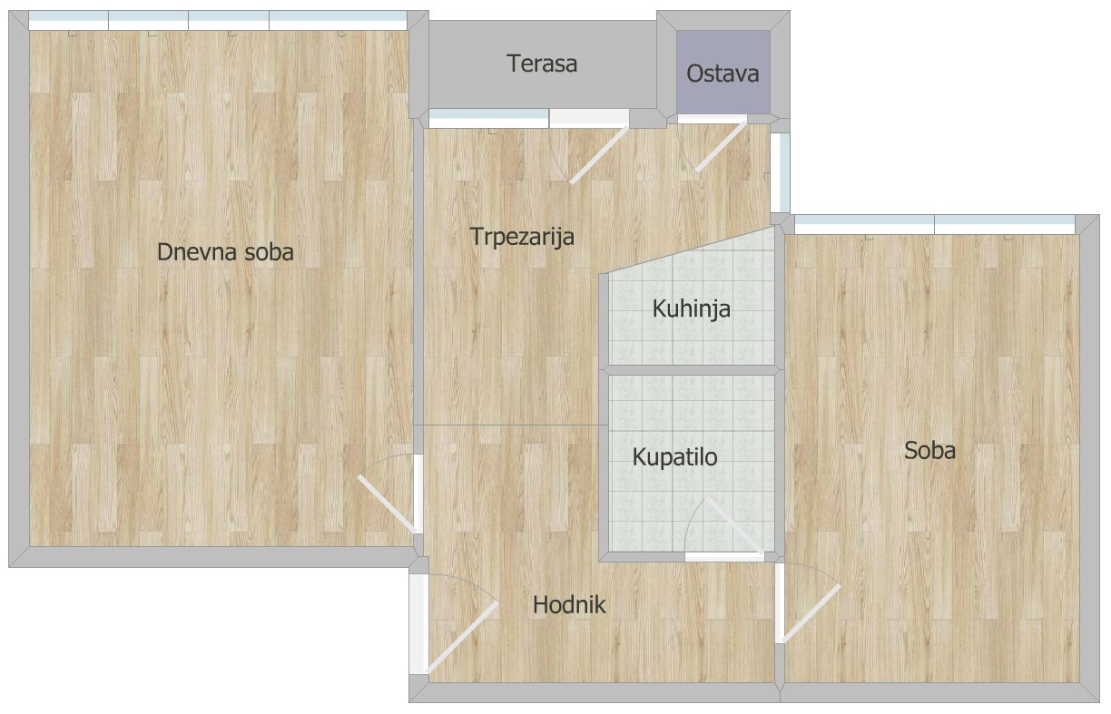 stanovi-2-re-nova-detelinara-1103098-n48dc Dvosoban stan na prodaju, Nova Detelinara, Novi Sad, 58m², 1. sprat, 154.000 €