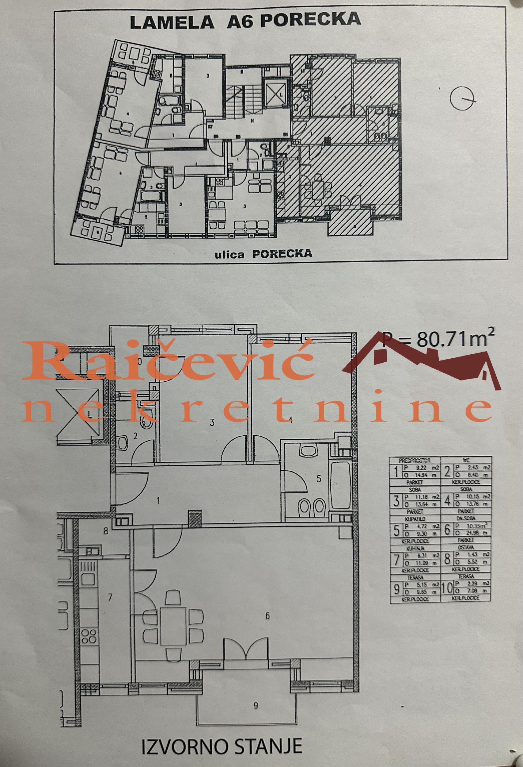 153615 Četvorosoban stan na prodaju, Botanička Bašta, Beograd, 81m², 320.000 €