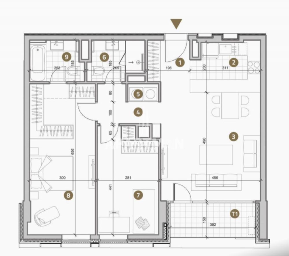 Stan Izdavanje Beograd Stan Izdavanje Beograd Centar (Savski Venac) 88 m2