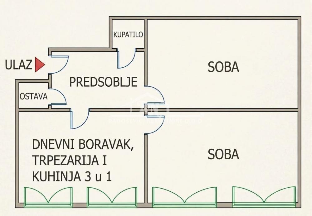 Stan Prodaja Beograd Stan Prodaja Beograd Blok 3 47 m2