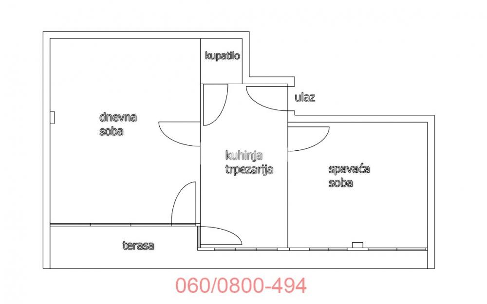 247003725_12_20260506091432 Dvosoban stan na prodaju, Blok 1 – Fontana, Beograd, 62m², 221.000 €