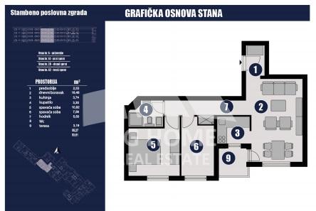 Stan Prodaja Lučani Stan Prodaja Lučani 53.61 m2
