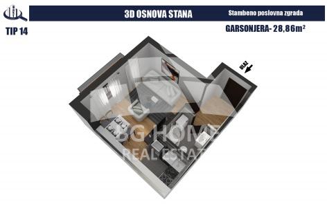 Stan Prodaja Lučani Stan Prodaja Lučani 28.86 m2