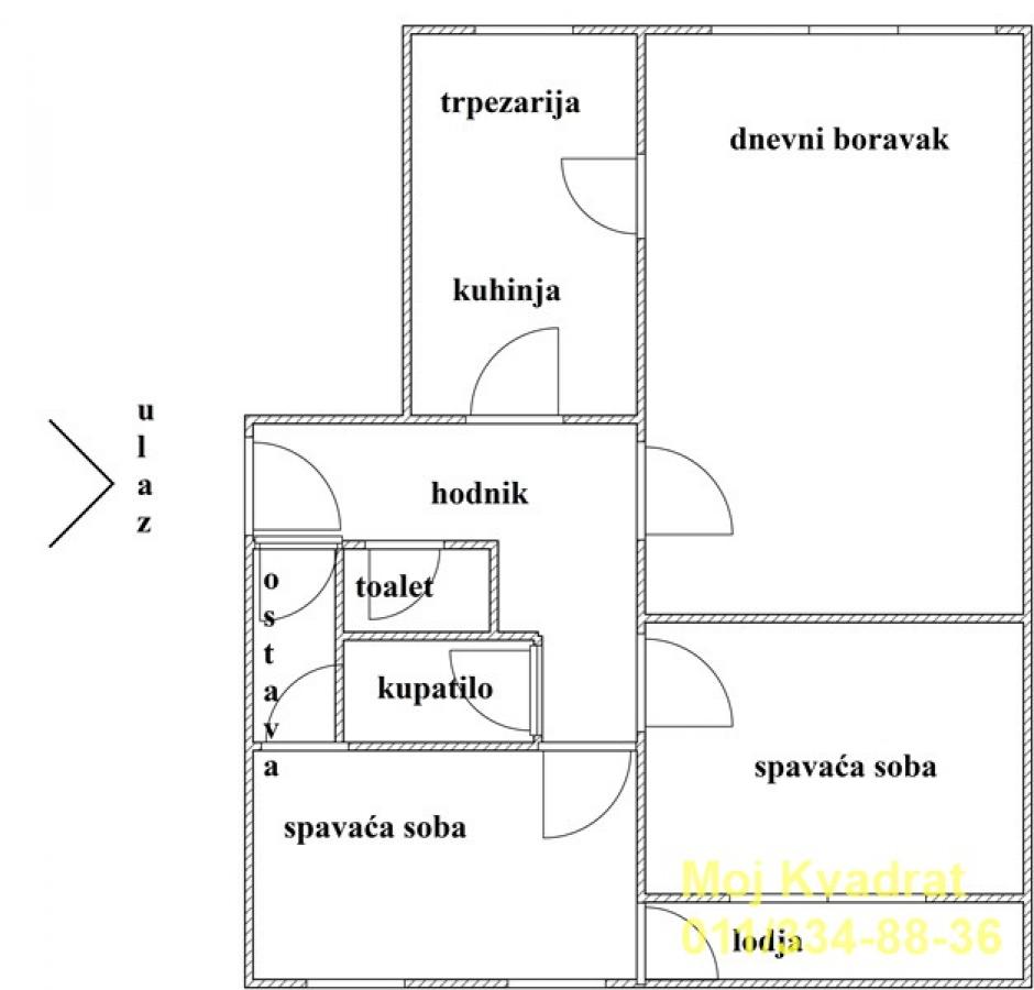 5uko2mpeub-14 Trosoban stan na prodaju, Cerak, Beograd, 87m², 299.000 €