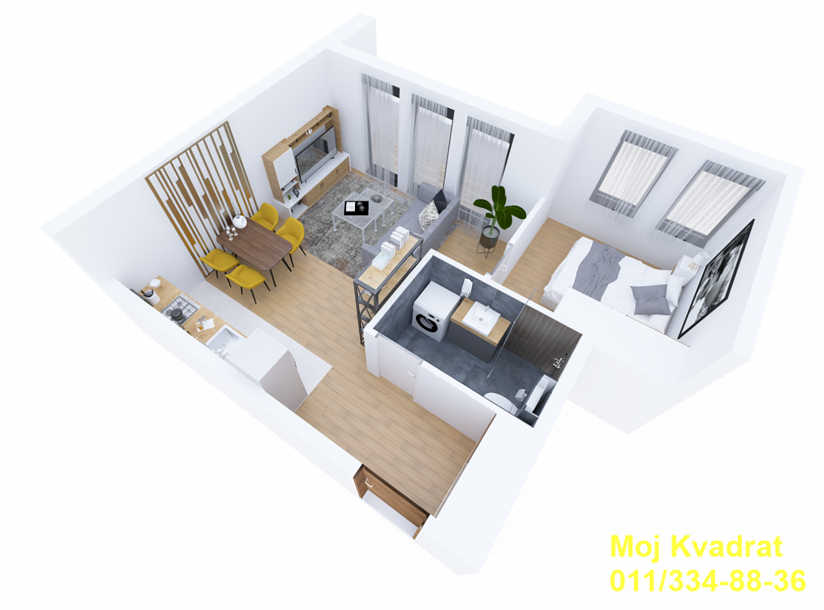 Stan Prodaja Beograd Stan Prodaja Beograd Mirijevo 47 m2