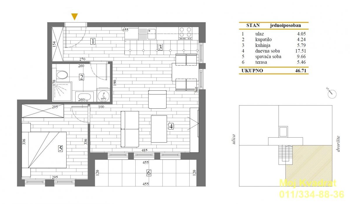 Stan Prodaja Beograd Stan Prodaja Beograd Mirijevo 47 m2
