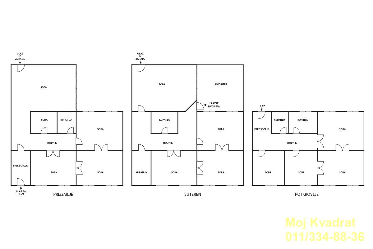 Kuća na prodaju, Dorćol, Beograd, 334m², 1.700.000 €