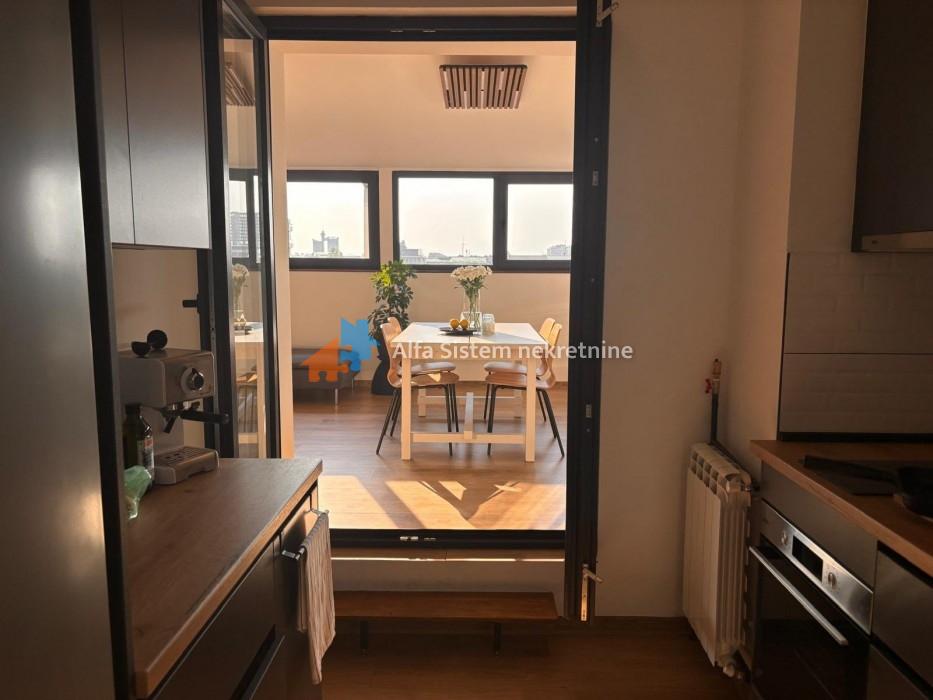 Dvosoban stan za izdavanje, Blok 21, Beograd, 60m², 1.300 €/mes