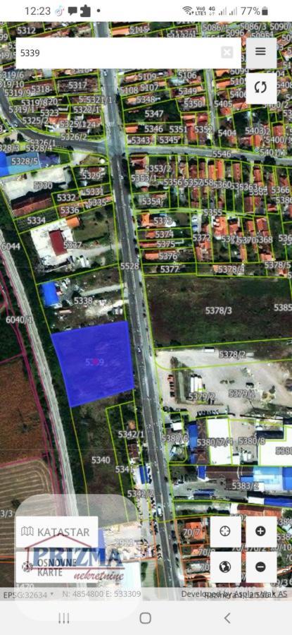 Plac Izdavanje Paraćin  0 m2