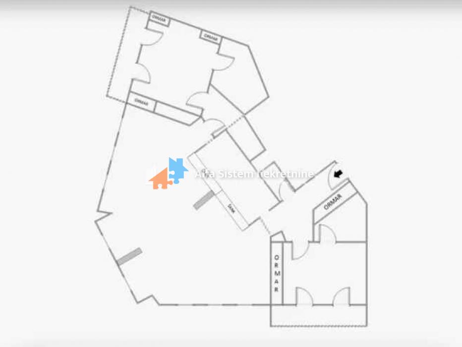 prodaja-lokala-DQYXIeOUXu Trosoban stan za izdavanje, Tašmajdan, Beograd, 120m², 1.600 €/mes