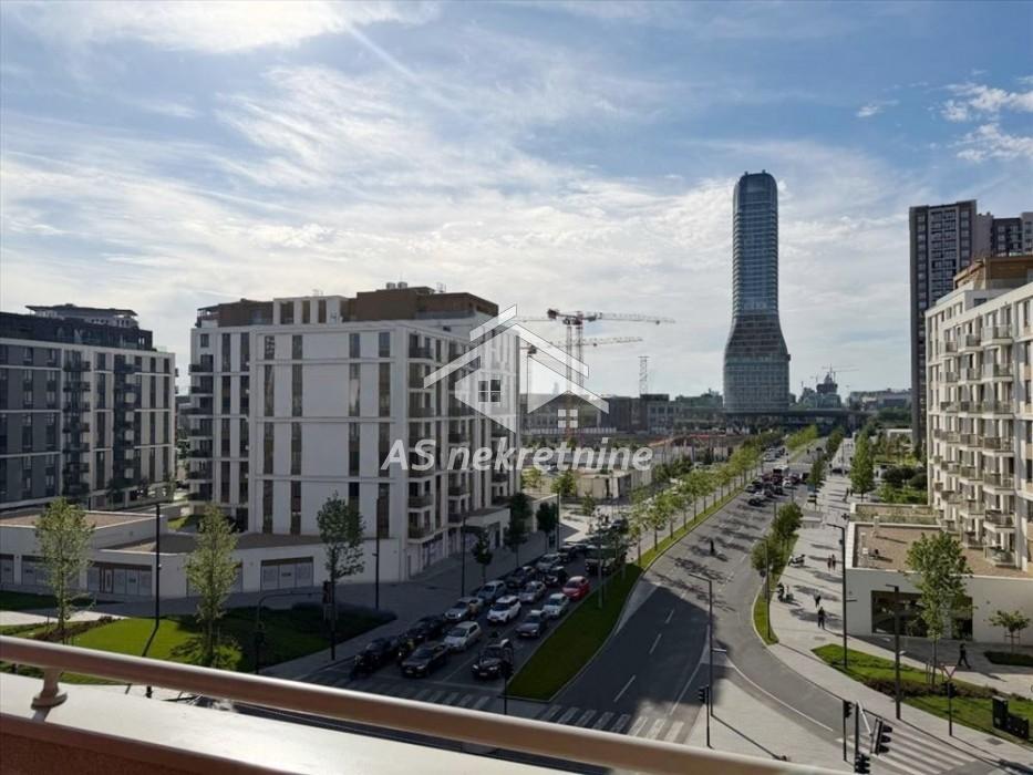 Četvorosoban stan za izdavanje, Beograd na Vodi, Beograd, 80m², 5. sprat, 1.850 €/mes