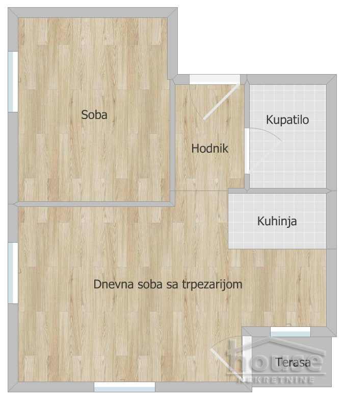 Jednoiposoban stan na prodaju, Telep, Novi Sad, 40m², Visoko prizemlje, 121.360 €