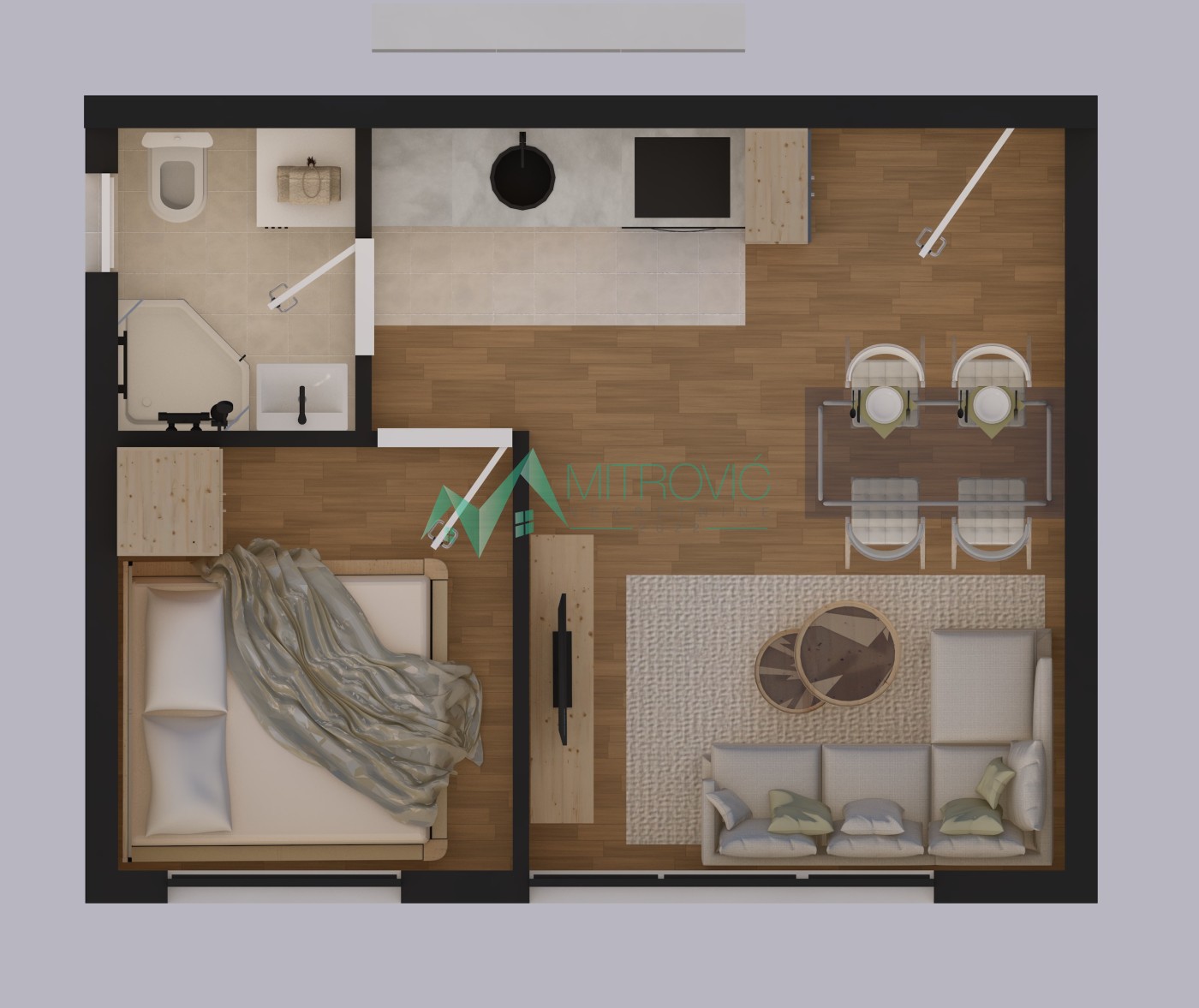 Stan Prodaja Novi Sad  30 m2