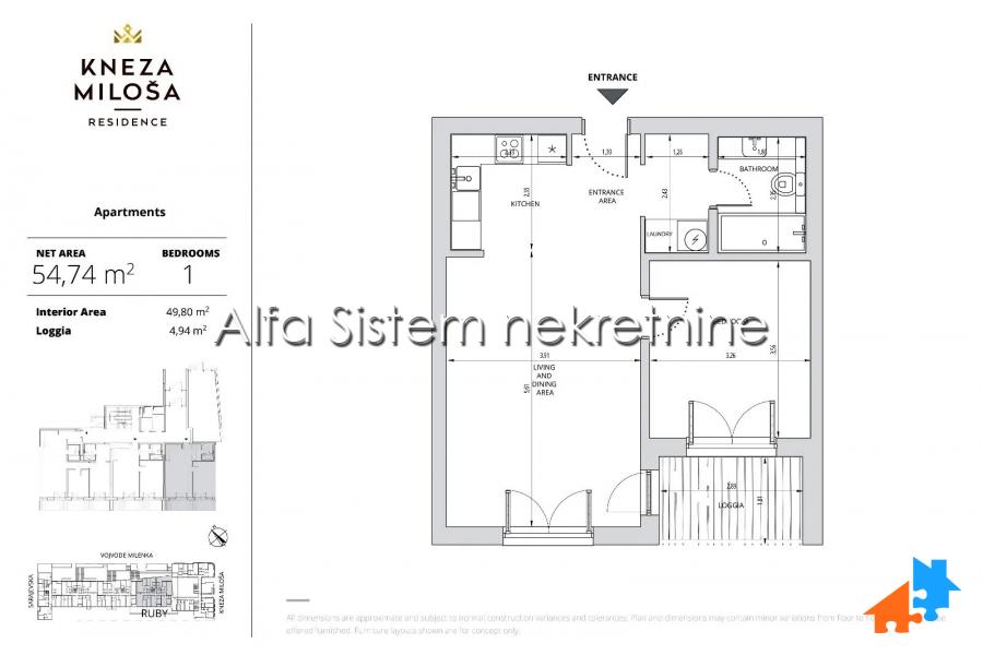 stanovi_izdavanje_EjKLY7v5259927178_1600x1200 Dvosoban stan za izdavanje, Sarajevska, Beograd, 55m², 1.400 €/mes