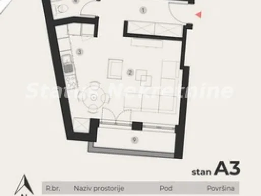 Stan Prodaja Novi Sad  71 m2