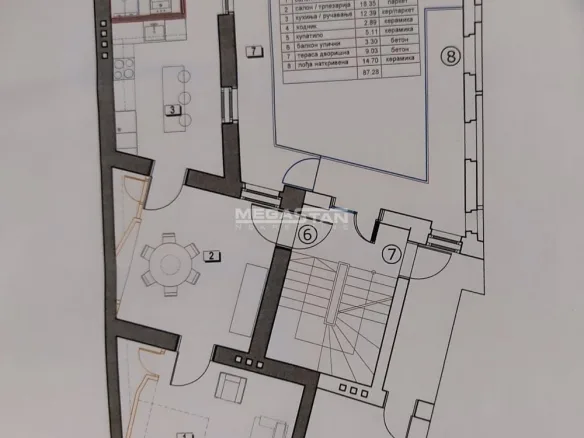 Stan Prodaja Beograd Centar (Stari Grad) 87 m2