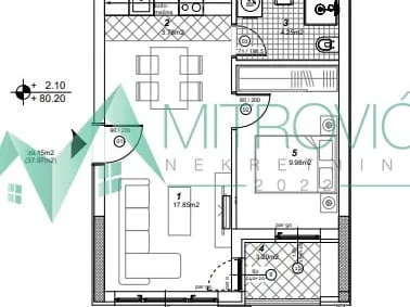 Stan Prodaja Novi Sad  38 m2