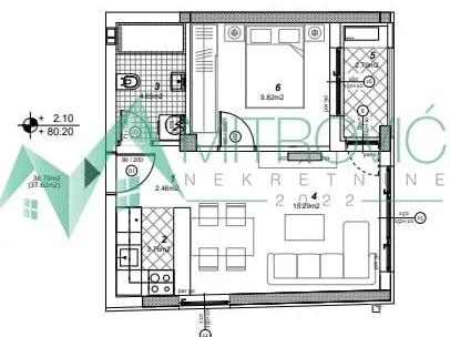 Stan Prodaja Novi Sad  38 m2
