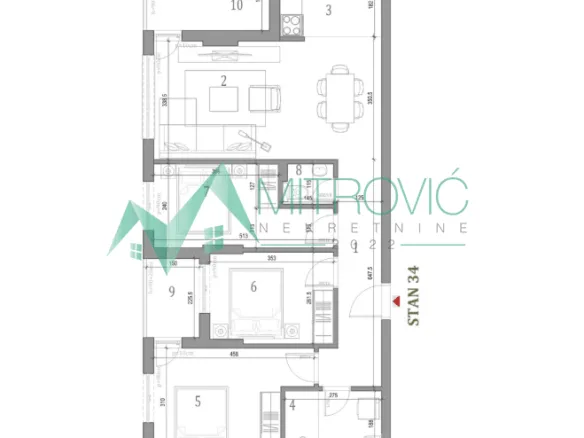 Stan Prodaja Novi Sad  82 m2