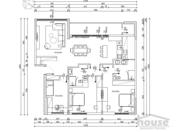 Stan Prodaja Novi Sad  130 m2