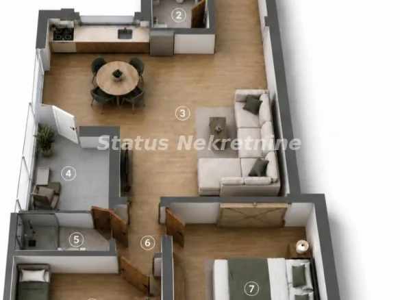 Stan Prodaja Novi Sad  54 m2