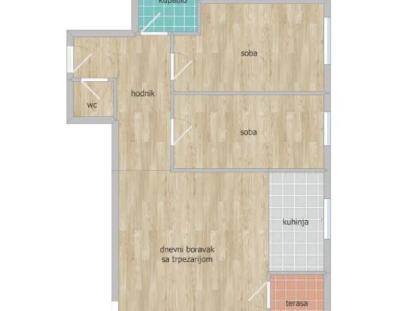Stan Prodaja Novi Sad  62 m2
