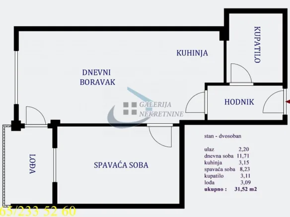 Stan Prodaja Beograd Železnik 32 m2