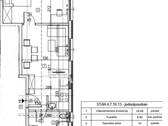 Stan Prodaja Beograd Učiteljsko Naselje 33.66 m2
