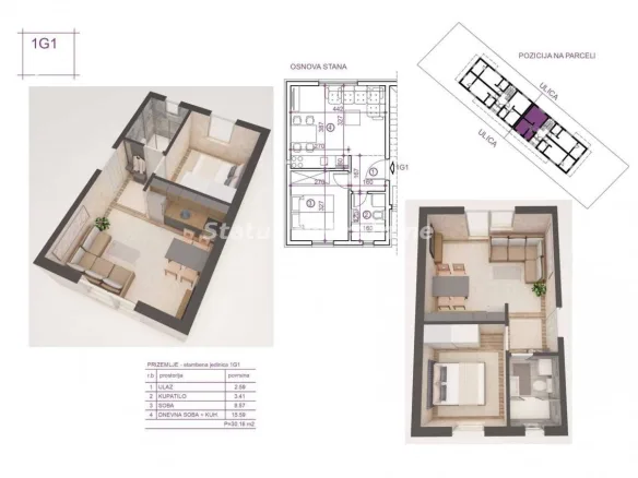 Stan Prodaja Novi Sad  30 m2