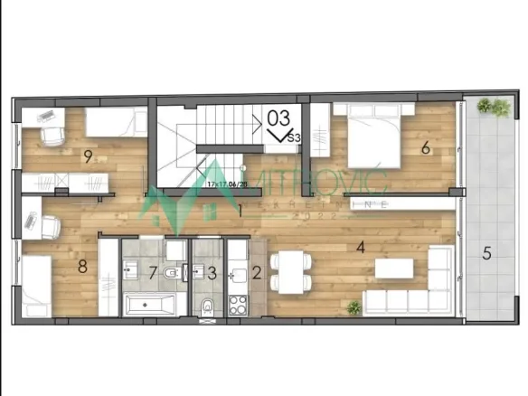 Stan Prodaja Novi Sad  105 m2