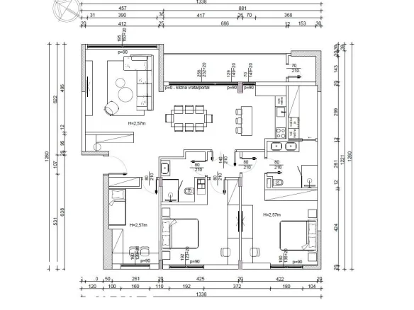 Stan Prodaja Novi Sad Kej 130 m2