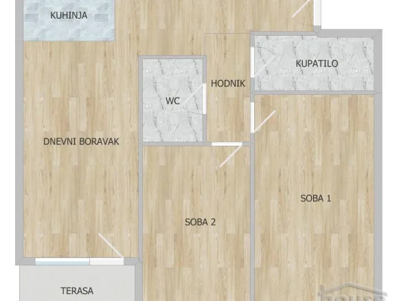 Stan Prodaja Novi Sad  70 m2