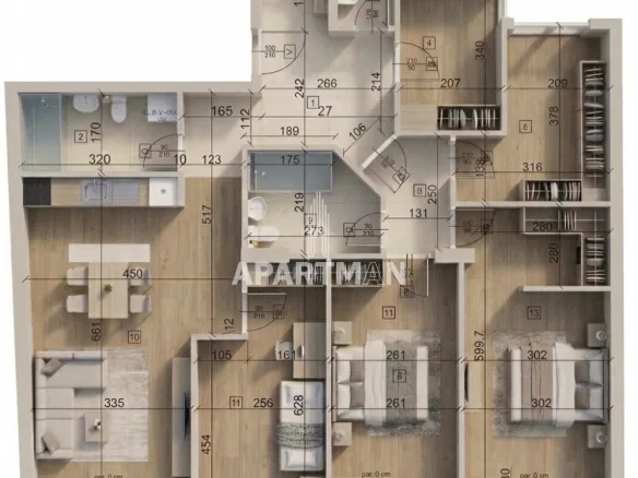 Stan Prodaja Beograd Vojvode Stepe 127.85 m2