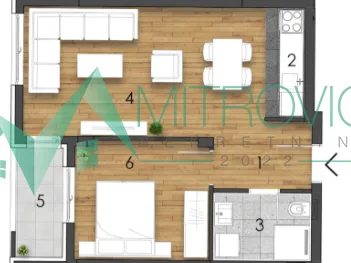 Stan Prodaja Novi Sad  43 m2